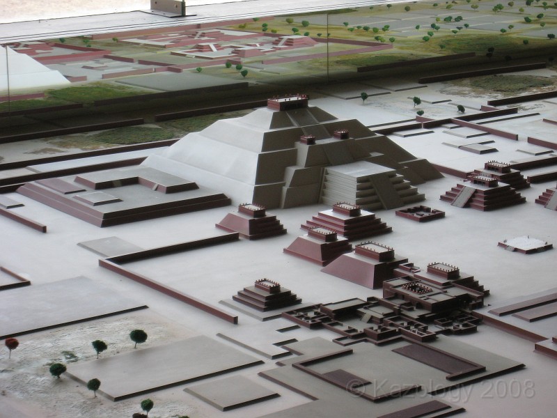 Mexico Pyramids - Mexico City 2009 1110.jpg - A trip to the Teotihuacan area of Mexico to visit the pyramids. A vast complex and a great climb to the top. This was followed by lunch in a cave, then a visit to the historical center of Mexico City. March 2009.